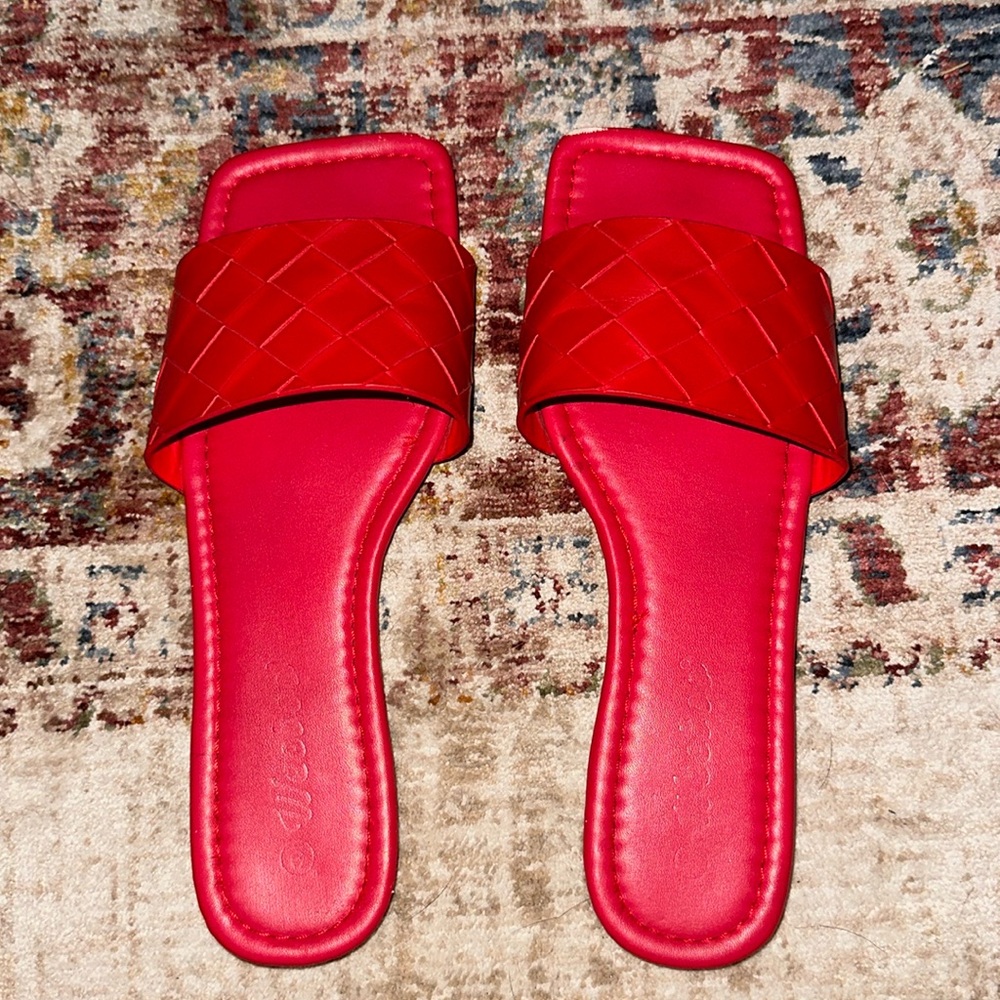 Red Sandals (size 9)